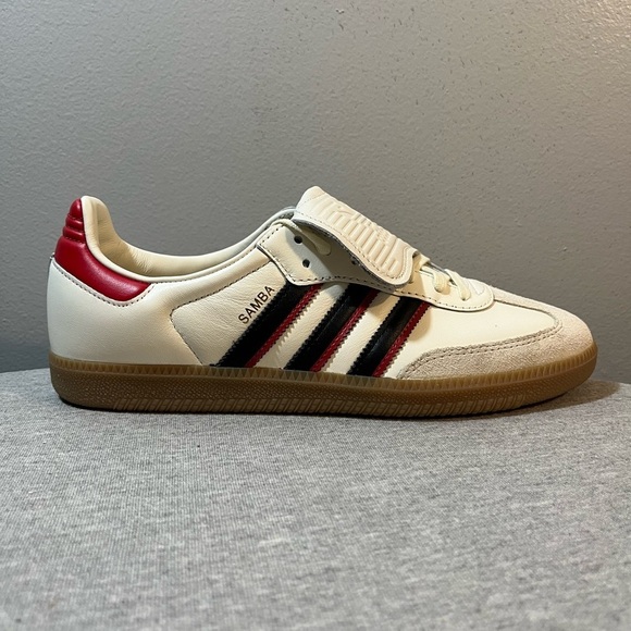 adidas Other - Adidas Original Sambas LT White With Red Tabs Men’s Shoe Size 9.5 JQ5124